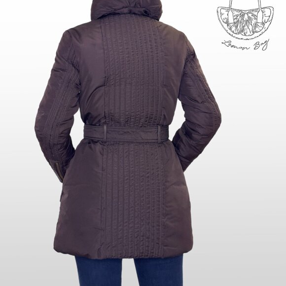 MNG Mango / Winter Down Puffer Coat / Size XS / Color Dark Chocolate Brown - Picture 4 of 12